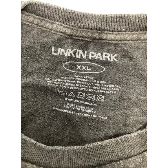 Linkin Park Men's XXL Black From Zero Blurry World Tour 2025 Graphic Tee G11-6 - Picture 6 of 6